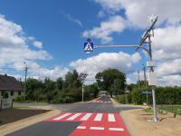 04Wyremontowana droga powiatowa w miejscowowci Lutowo