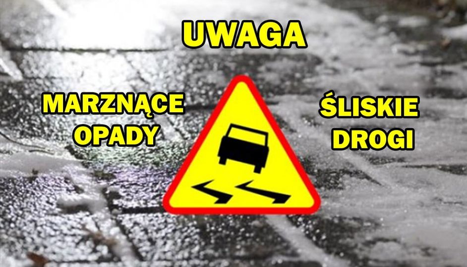 Uwaga! Opady mraznące! Ostrzeżenie 2 stopnia!